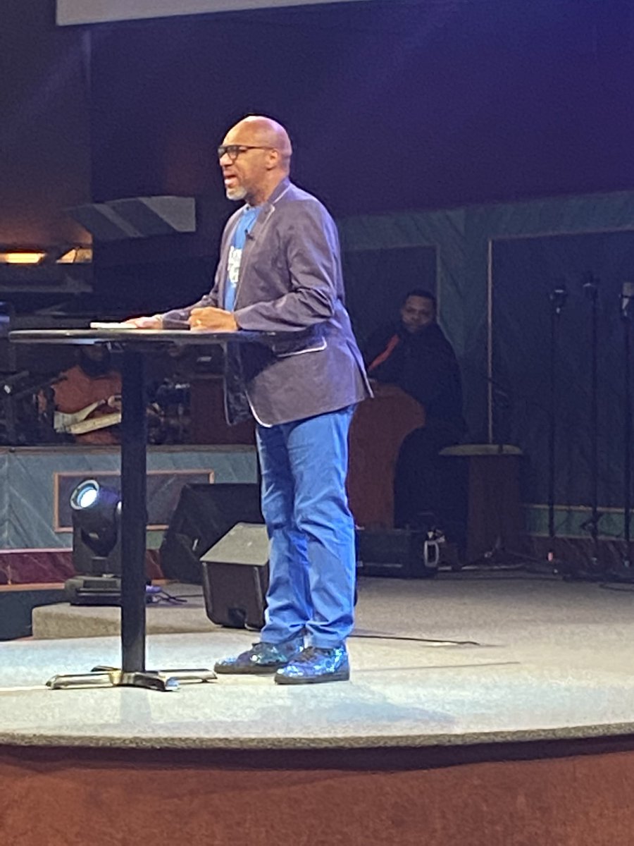 When you and your spiritual father(pastor) <a href="/PastorBailey/">Bishop Herbert Bailey</a> both show up to church with the “sparkle boot swag”! #RoyalPriesthood 😃😃