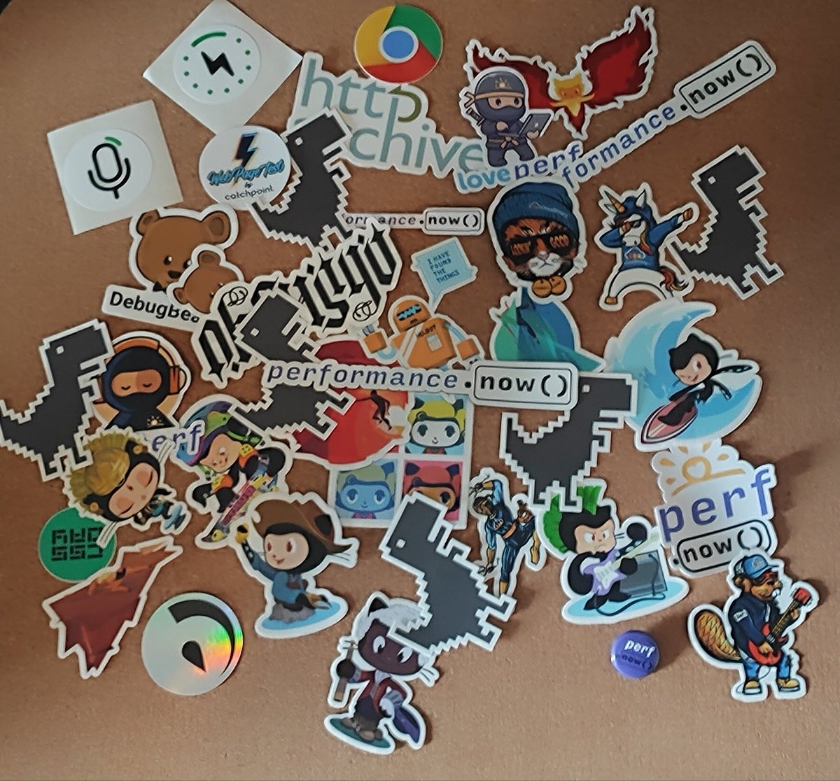 SHarsveld's tweet photo. I'm (again) a little late to the after party BUT here are some of my favorite moments from @PerfNowConf #perfnow in a super modern tiktok trend something video. 

(I love the dino stickers) https://t.co/EYMzgrRwm2