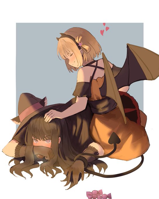 Trick or treat...?#リコリコ #ちさたき #百合 