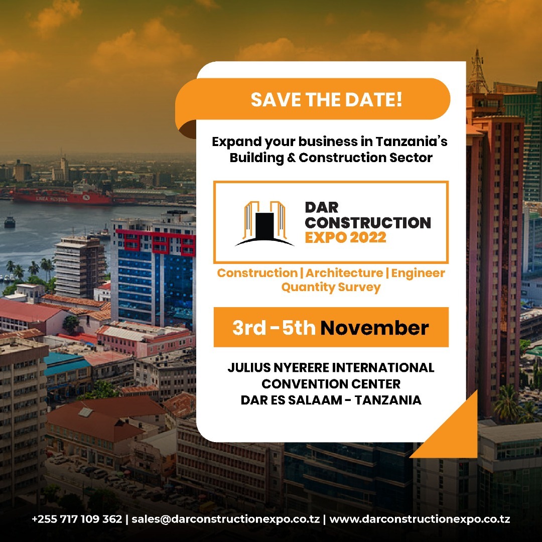 Usipange kukosa Tarehe Nov 3-5 Dar Construction Expo wanafanya maonyesho katika ukumbi wa JNICC Wewe kama mdau ambaye upo kwenye sekta ya ujenzi, msanifu majengo, mhandisi au mfanyabiashara wa vifaa vya ujenzi, Jisajili hapa na nunua tickets mapema . bit.ly/3gRNDan