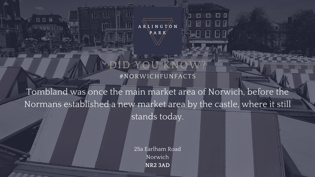 ArlingtonParkNR's tweet photo. Sunday Trivia - Did You Know? ๐ค
.
.
.
.
.
.
#norwichfunfacts #norwich #norwichcity #castlequarter #norwichlife #independentbusiness #supportlocal #supportlocalbusiness #estateagent #estateagency #estateagents #propertyexpert #norfolk https://t.co/u7rCcGuWhC