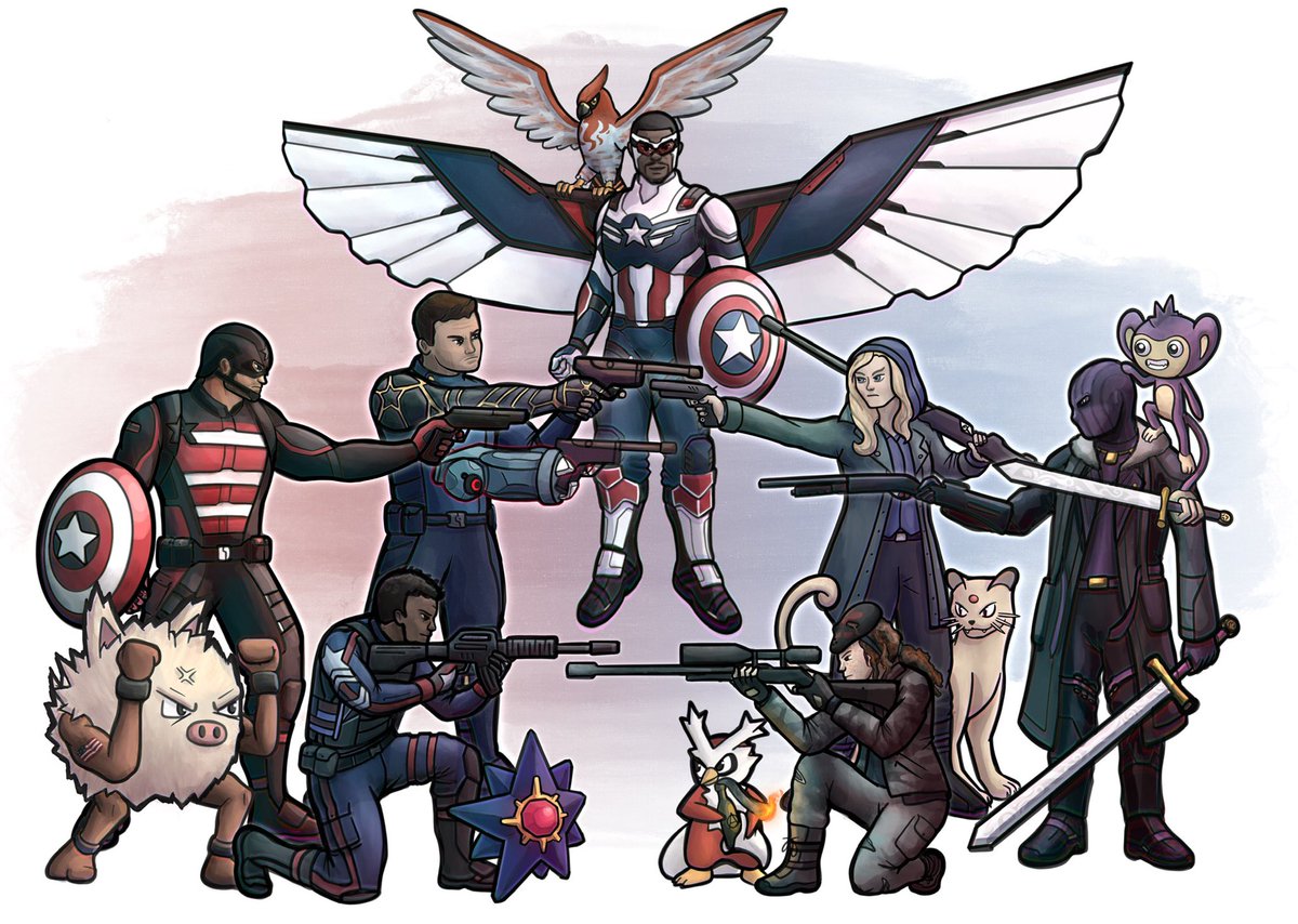 Vicent980's tweet photo. Y con grupal para cerrar el 7º arco
#TheFalconAndTheWinterSoldier
#SamWilson
#CaptainAmérica
#AnthonyMackie
#BuckyBurnes
#WinterSoldier
#SebastianStan
#SharonCarter
#EmilyVanCamp
#USAgent
#WyattRussell
#HelmutZemo
#DanielBrhül
#Battlestar
#CléBenet
#Flagsmasher
#ErinKellyman https://t.co/SOc9GPkxb2