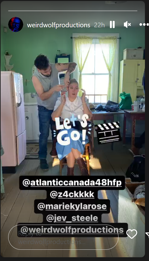 ac48hfp's tweet photo. 10 hours and 20 minutes left to the deadline! Go teams Go 👏 @weirdwolfproductions #ac48hfp #atlanticcanada48hfp #48hfp https://t.co/S0TJD1LGba