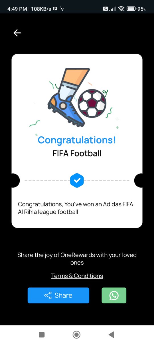 AkashChopra494's tweet photo. Thanks @GetOneCardIN for this Adidas Fifa Football🙏 https://t.co/a4eGfwAquZ