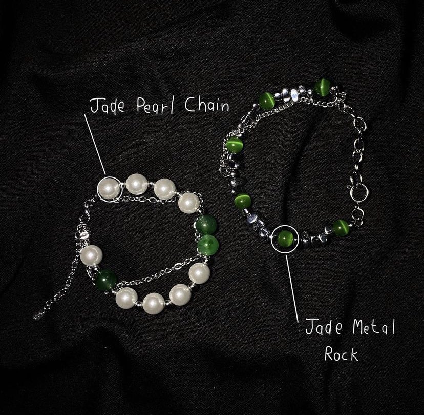 2morrow_M's tweet photo. Bangle 
-Jade Rearl Chain 350.-
-Jade Metal Rock 350.-
📦ส่งฟรี
🛒สั่งซื้อ DM
#2beadsinstock✨
 #สร้อย #เครื่องประดับ #กำไลข้อมือ #สร้อยแฟชั่น #สร้อยข้อมือ #ต่างหู #กำไลผีเสื้อ #สร้อยคอ #กําไลลูกปัด #ต่างหูหนีบ #กำไลหัวใจ #พร้อมส่ง #กำไลวินเทจ #กำไลมุก https://t.co/gEIH0ENVJ1