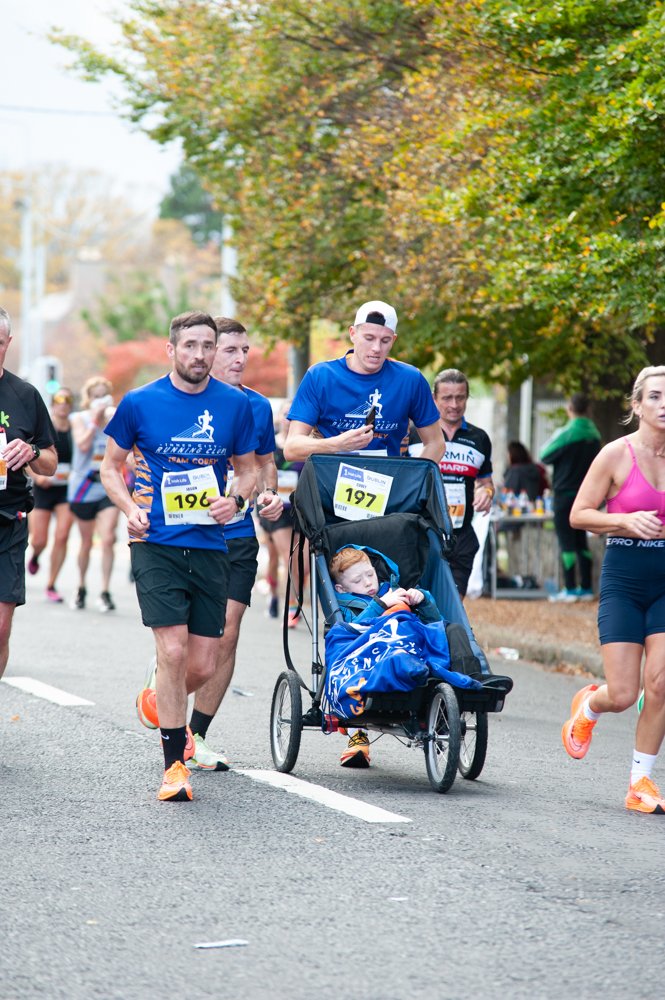 Some runners even smile while they run. I think I only smiled after crossing the finish line in Berlin 😅 (on skates)

<a href="/dublinmarathon/">Irish Life Dublin Marathon</a> #dublinmarathon #irishlifedublinmarathon