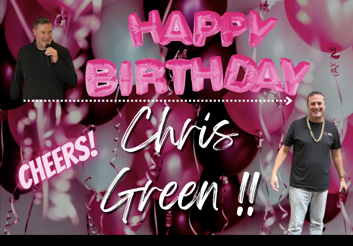 Wishing our incredible VP @cjgreentx a very happy birthday 🎊🎉🎂🎁 thanks for all you do. Enjoy your day 🙌🙌🙌 @JenniferChadwi2 @EddiePryor7 @DaveMayeux @coreyshannon941 @CaseyMccali1 @whoisjpac