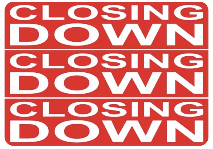 AMCRACING's tweet photo. So the time has come for us to retire . We will be reducing stock over the next two weeks . https://t.co/IW3PRKmvtU
