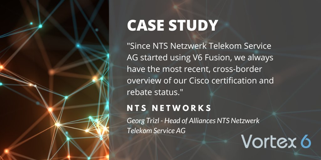 Vortex6ltd's tweet photo. When @NTS_Global decided to reduce the complexity of manually managing its partner programs and gain greater control over its #VIPrebates, the company turned to #V6Fusion. 
Read more about this success story here: https://t.co/AMOncoWFzi https://t.co/OgMhsOAcIg