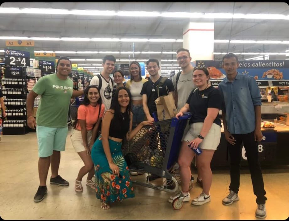 We’ve landed safety in Puerto Rico & already meeting some of the other delegations ahead of the @enactus World Cup 🇮🇪🏆great to meet @enactusbrazil in the shops yesterday! #WeAllWin #EnactusWorldCup