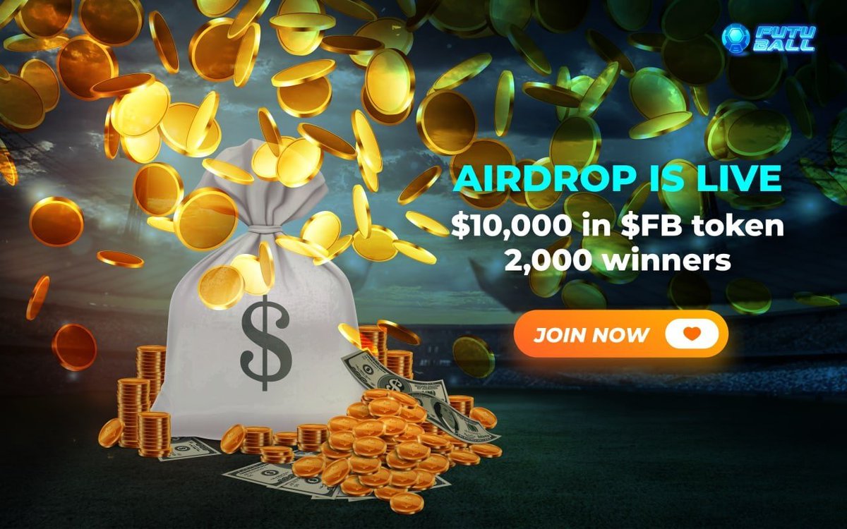 New #airdrop: Futuball
Reward: 500 FB (~$5) 
News: PveMode
Distribution date: After TGE

🔗Airdrop Link: t.me/FutuballAirdro…