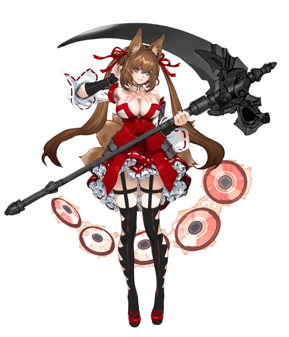 昔描いたカーリンさんにちょっと手が入ってるバージョン 