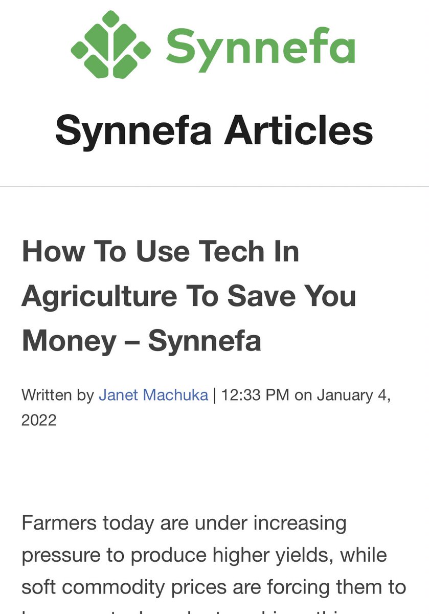 There's only one Janet Machuka who I know. Hope this is you @janetmachuka_ thanks for this article it's indeed edifying. Yet, how can one know that tech is fit for ones operations? Congrats, just need more resources like this.