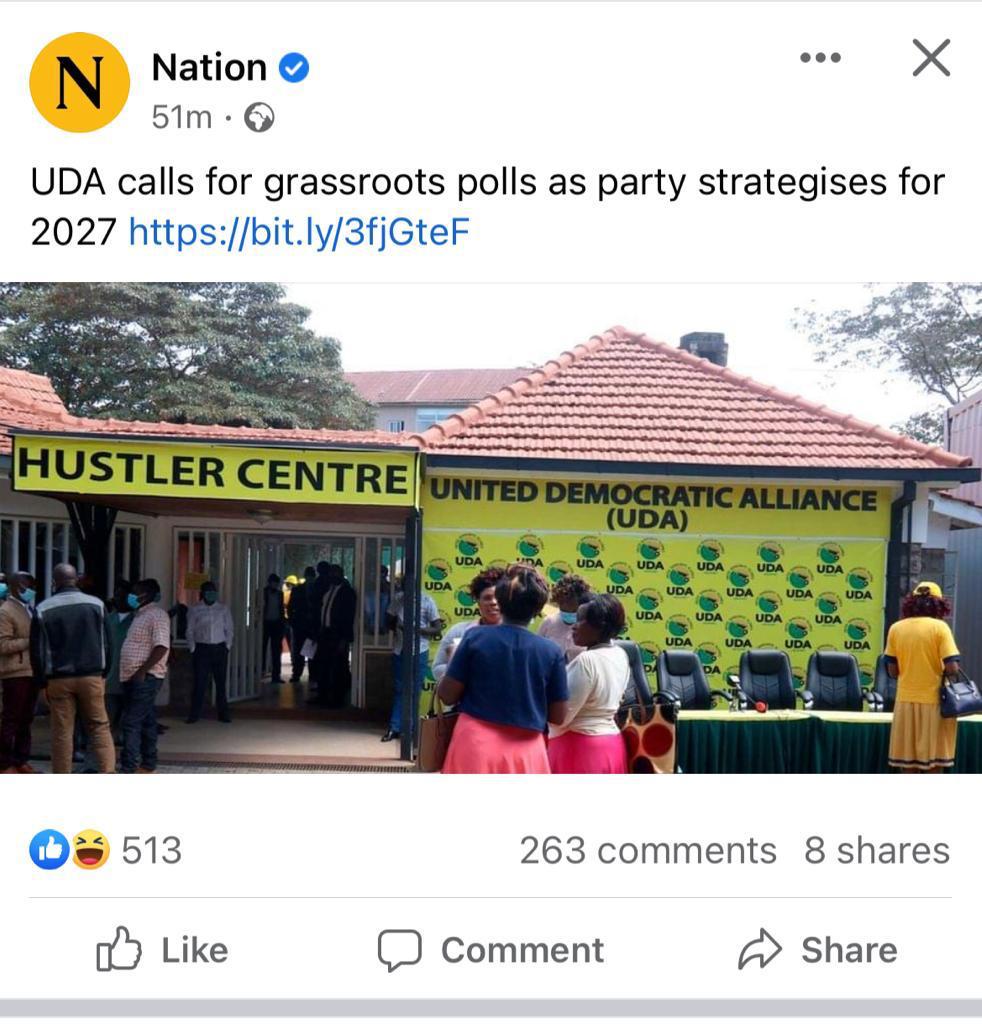 2027 will be a walkover for <a href="/WilliamsRuto/">William Samoei Ruto, PhD</a>, any worthy opponents should start preparing for 2032.