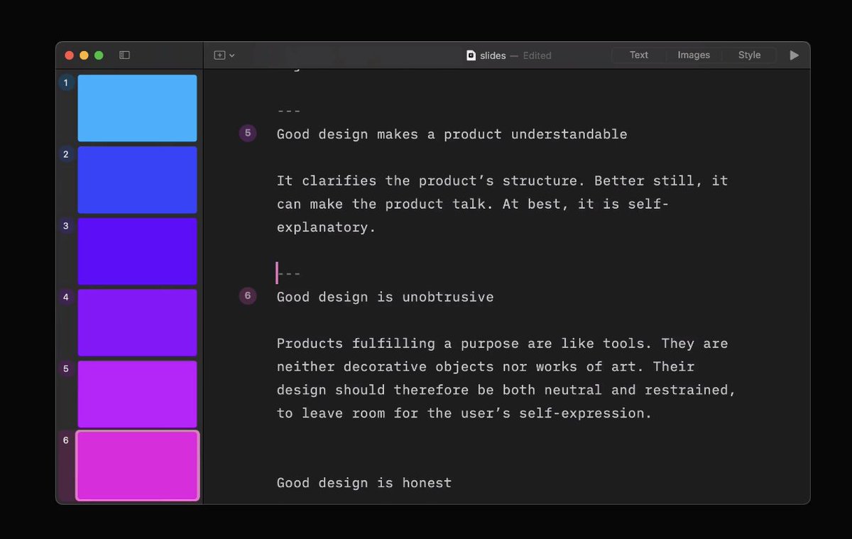 I really can’t wait to see <a href="/iA/">iA Inc.</a> Presenter 💖

ia.net/presenter