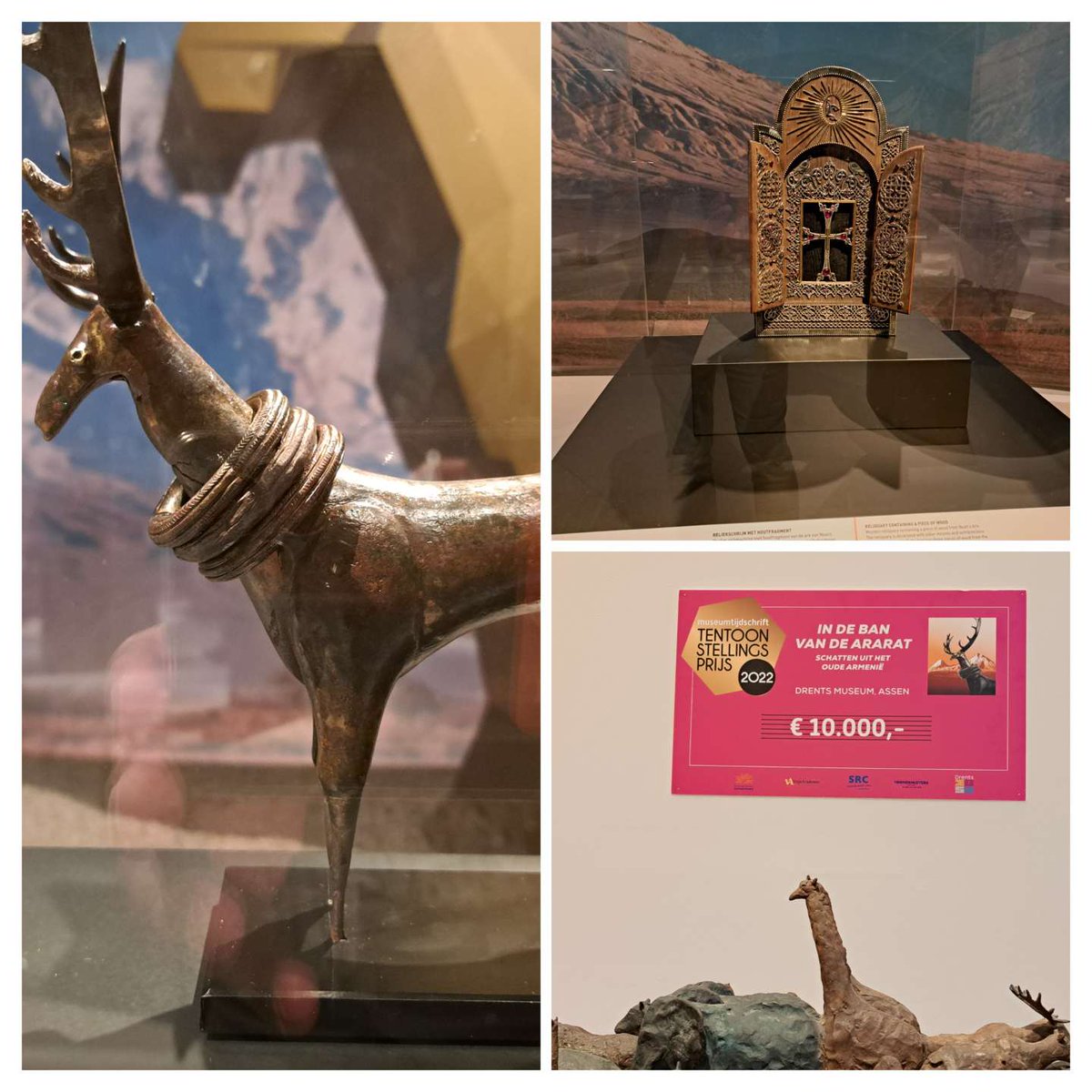 Vandaag gebruik gemaakt van laatste mogelijkheid om bijzondere tentoonstelling 'In de ban van de Ararat' @DrentsMuseum #DrentsMuseum #Assen #Drenthe  nogmaals te bekijken! Terechte winnaar van #tentoonstellingsprijs!