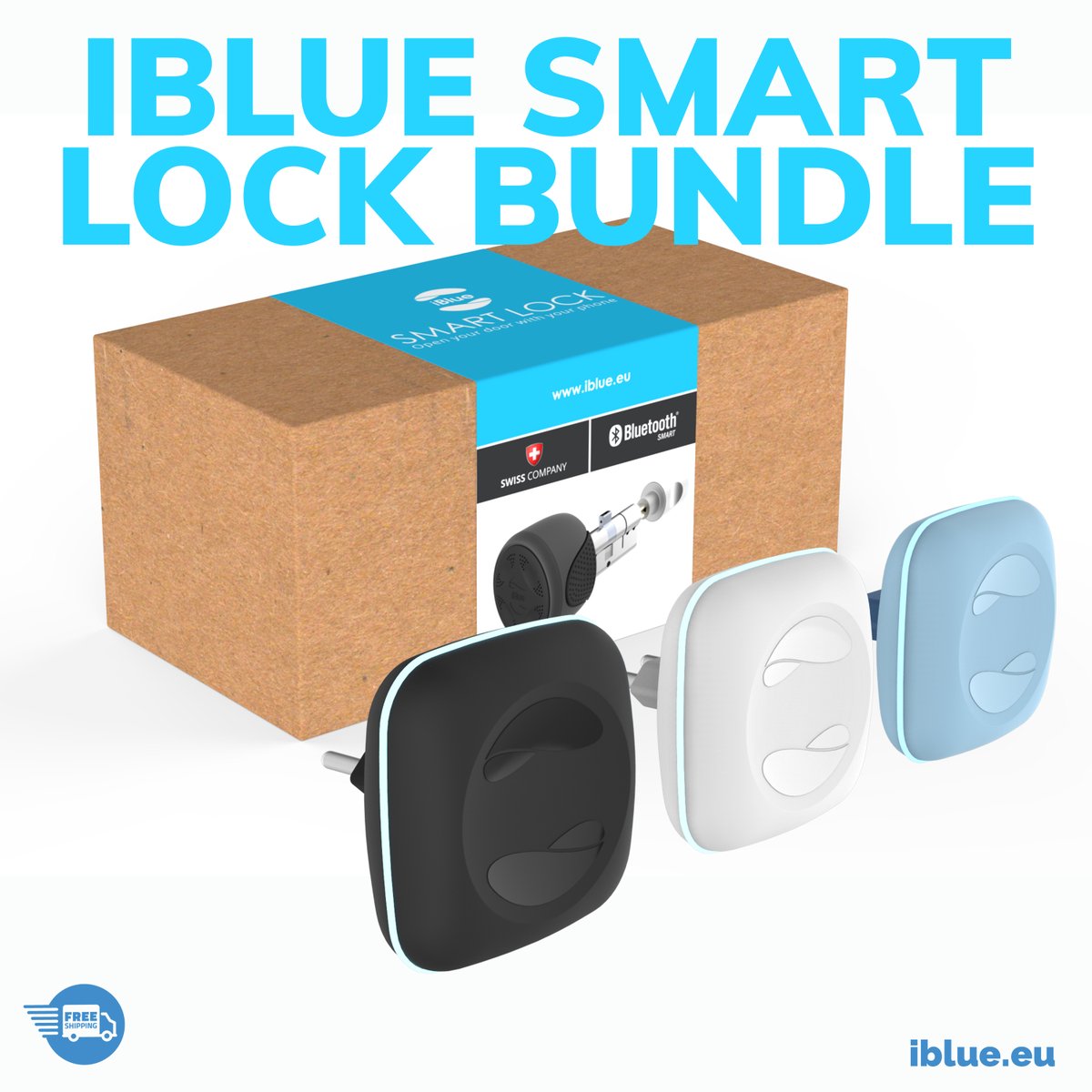 New! iBlue Smart Lock (US and EU version) & iBlue Gateway package. Now 50% off with coupon code IBLGI50OFF. Shipping is free worldwide.

The iBlue Cloud web admin interface is now included with the package free of charge: iblue.eu/smart-lock-sto…