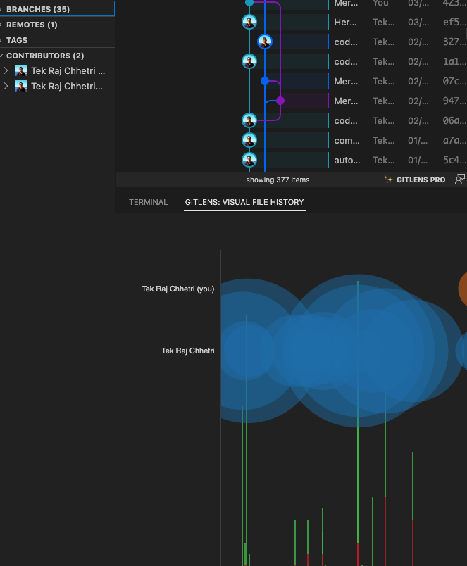 tekraj_14's tweet image. @code + @gitlens = productivity + simplification😀. There&apos;s no turning back once you&apos;ve got the hang of it.
#GitLens #vscode #coding #programming #Coder #ide #plugins