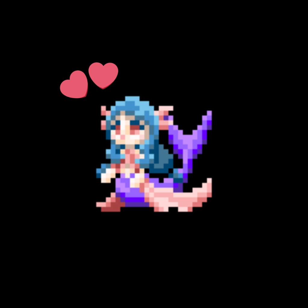 HCK0905's tweet photo. 24×24の人魚🎶
小さいの描くのも楽しい☺️
#pixelart 
#���ーム風
#人魚 https://t.co/rVQVR7ZMpE