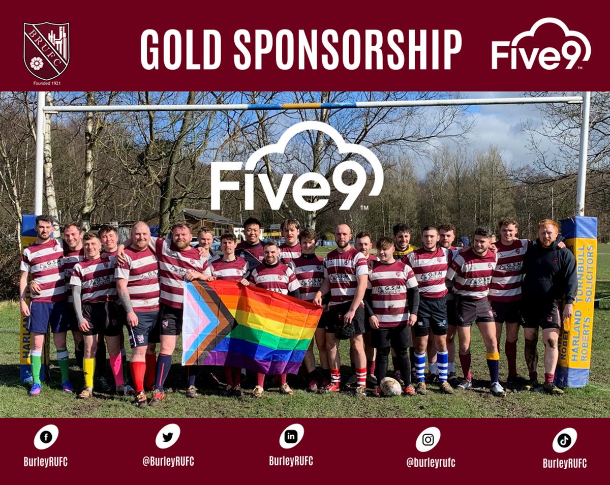 Exciting news: #Five9 are going for gold with @BurleyRUFC! @Five9_EMEA have committed to #gold #sponsorship for the 2022/23 season! You can read the full story here: spr.ly/6019MgwW7