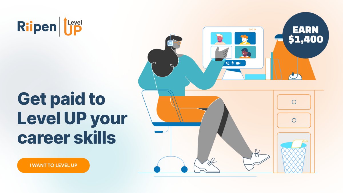 Real organizations are hiring students for $1,400 short-term remote internships through Riipen Level UP. Apply now to level up your skills, experience, and resume on an exciting industry project: riipen.com/levelup/studen…