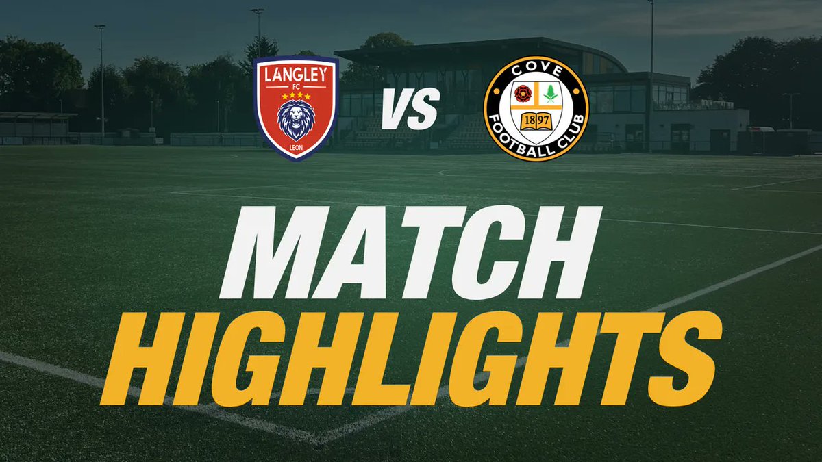 LangleyFC_'s tweet image. 📹 NEW RELEASE 📹

Match Highlights for our CCL Division 1 League Match vs Cove FC at Arbour Park are now up!

Watch Here👉youtu.be/5aUVtEaGrrI 

More content is lined up for the coming days. Like, Subscribe &amp;amp; Share to be the first to know!!