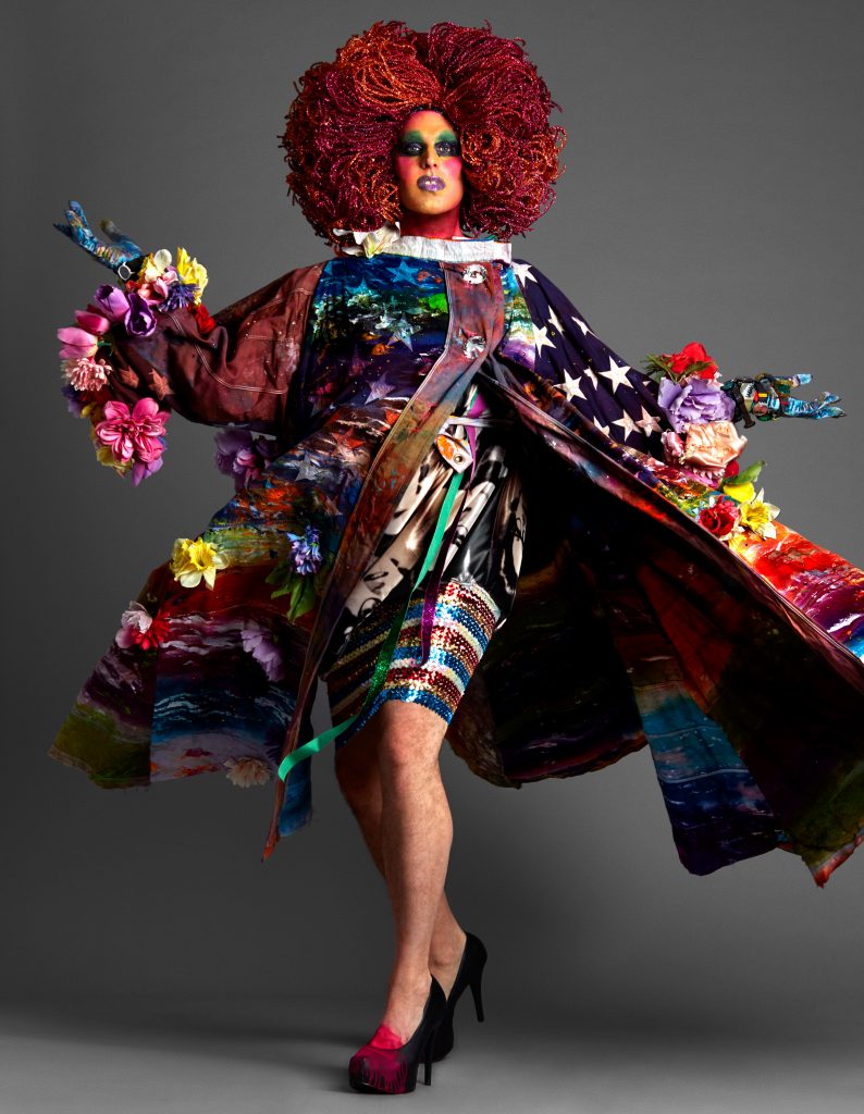 How the artist known as Machine Dazzle layers theater, design, and dance for a new "Rock 'n' roll cabaret": bit.ly/3DHiVJV