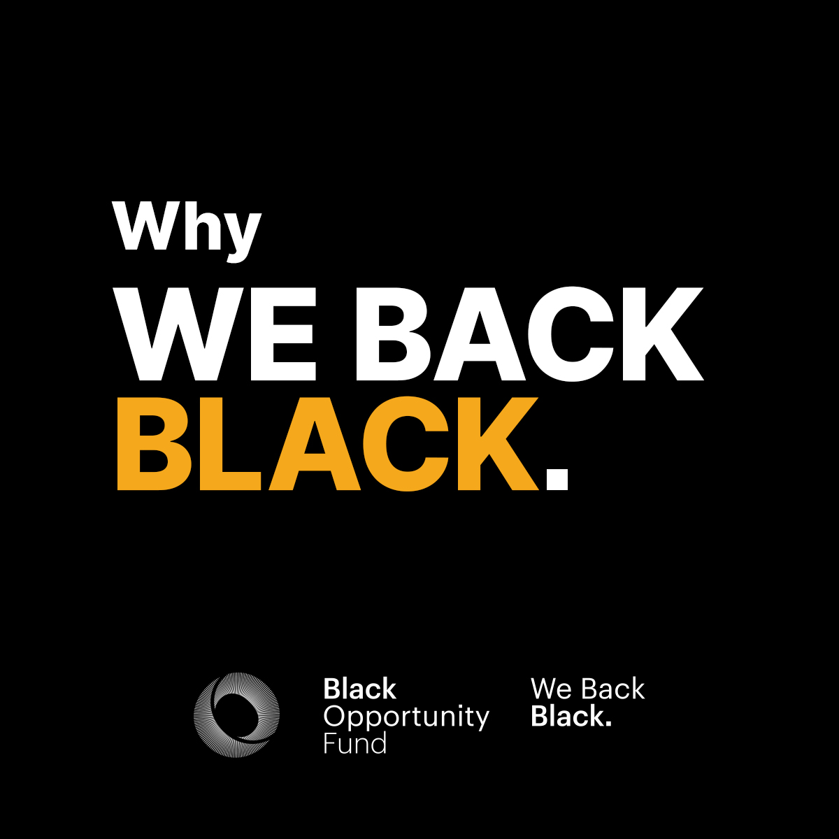 The commitment to improving the social &amp; economic well-being of Canada’s Black communities is our purpose at BOF. Through our funding programs, we’ve equipped Black led organizations with funding &amp; critical capacity building support. #WeBackBlack