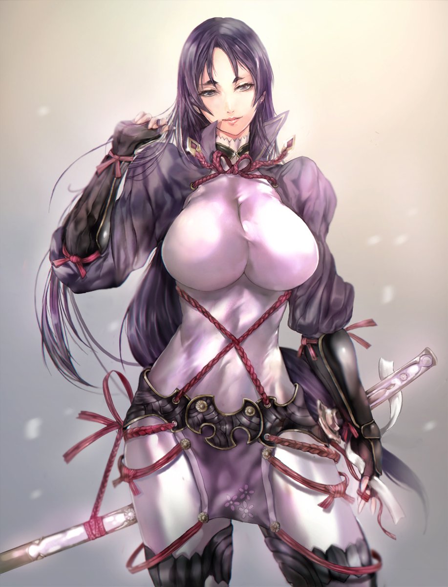 源頼光(Fate) 「私がステレオタイプの巨乳美女キャラ描くと『コブラ』とかに出てきそうな感じになる。」|Sousuke Koyama 小山宗祐のイラスト