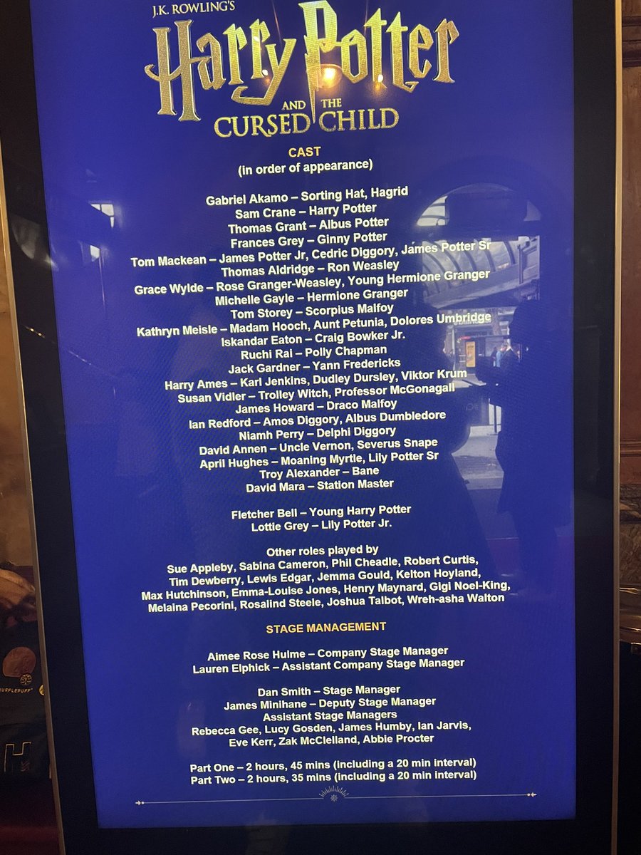 CursedChild_LDN's tweet photo. On this super Sunday, we have two cover debuts! #tomstorey as Scorpius and @jacklewisg as Yann! Have a fantastic show guys, break legs and huge love! ⚡️ https://t.co/OpRYTeWNzM