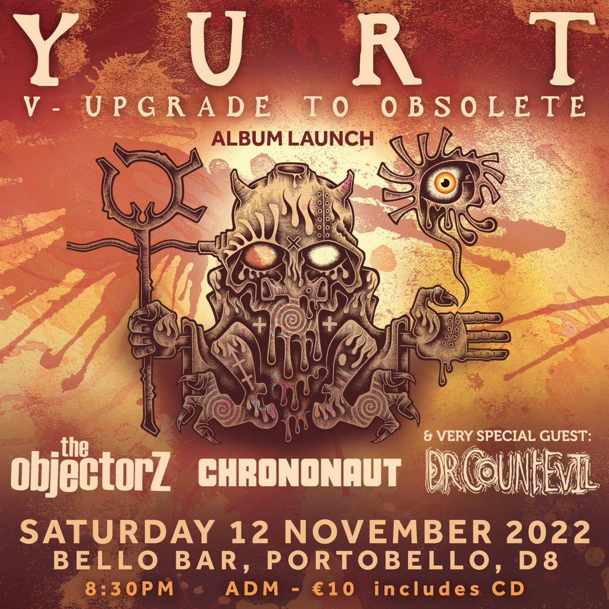 ScatalogikMag's tweet photo. 2 weeks... https://t.co/gasuQ0bALT #YURT #ChRonONaut #theobjectorZ #drcountevil #noise https://t.co/pYUmmgkBdE