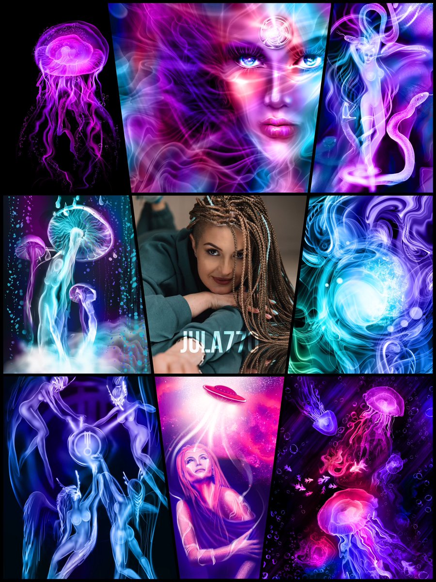 Do you know that those who like such colors have brilliant creative abilities, intuition, a desire for independence, high intelligence and the ability to create harmony around them? 
You're one of them, right? 😉💜 #NFTs