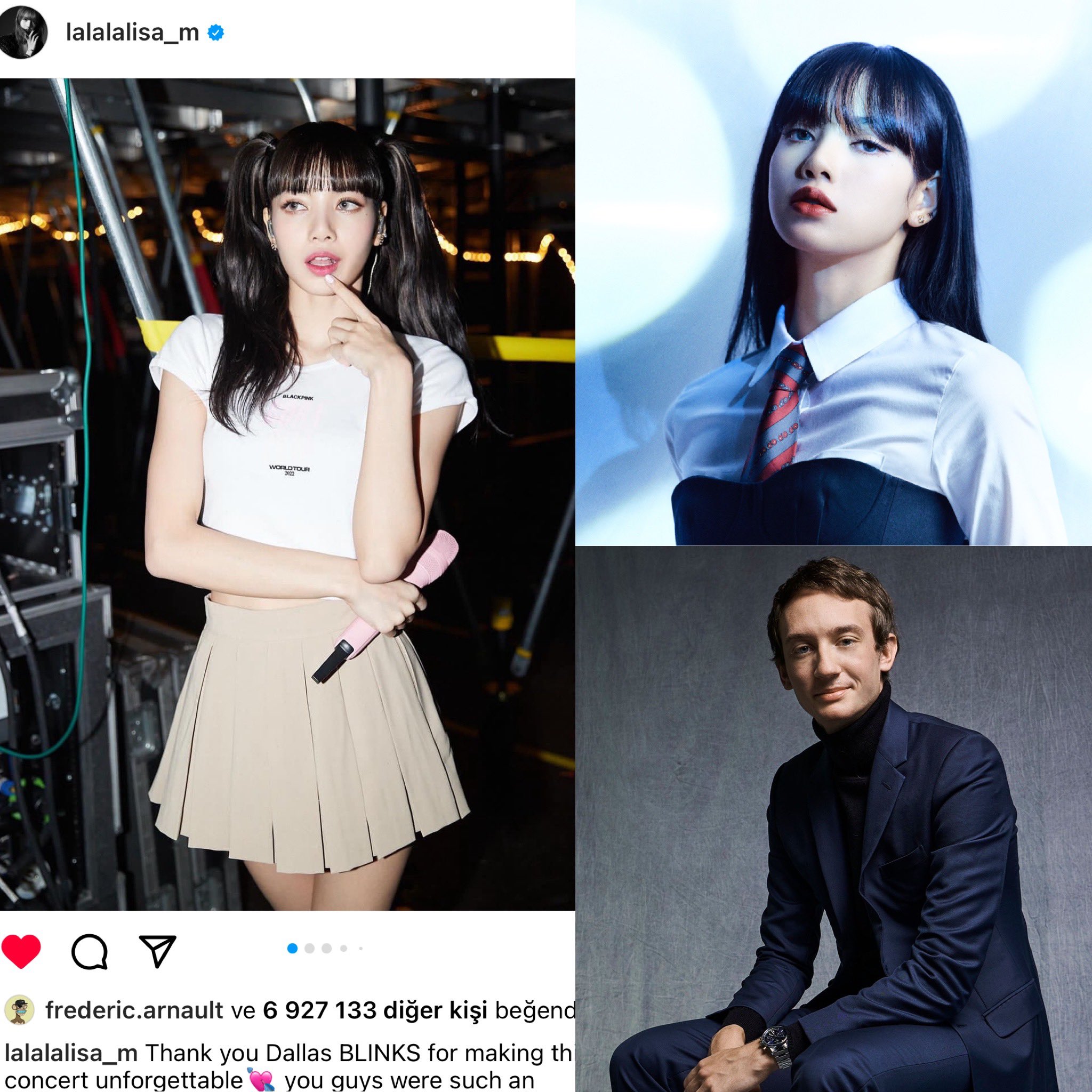 LALISA & LISA ONLY on X: LVMH heirs Frédéric Arnault (CEO of Tag Heuer)  and Alexandre Arnault (VP of product and communications at Tiffany&Co)  liked BVLGARI's post with LISA #LISAXBVLGARI  /