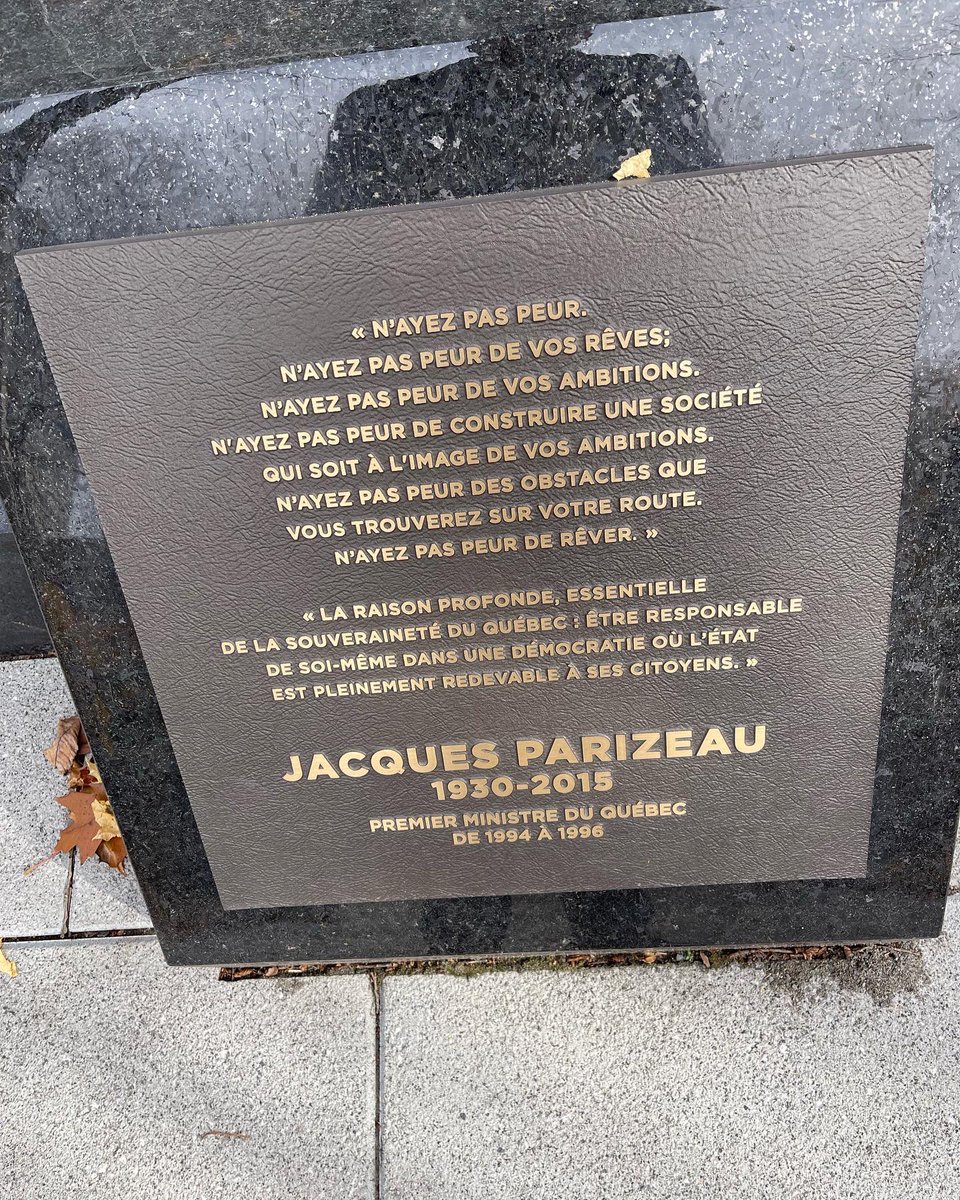 30 octobre 1995. Un pas de géant vers un pays nouveau, français, généreux et accueillant, ingénieux, laïque, respectueux de ses régions, des Premiers peuples et de l’environnement. 27 ans plus tard, je crois que nous approchons du rendez-vous gagnant. Vive le Québec libre! 🌱☀️⚜️