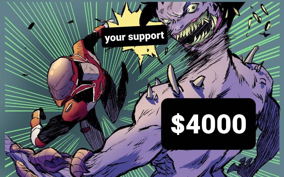 WORLDS AWAY 🪐🌌 just crossed $4k! Thank you all for the support! We're THAT much closer to hitting our goal💛