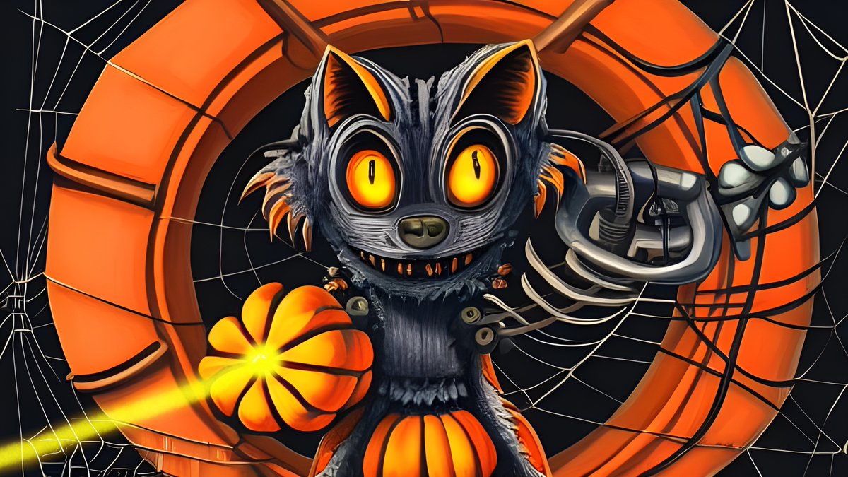 gokC_C's tweet photo. happy halloween
🎃🕸️🪦👻🧙‍♀️
guardian of the pumpkins &amp; pumpkin patterer 
 #AIart #aiartcommunity  #Halloween2022 https://t.co/u6GXi7ldbC