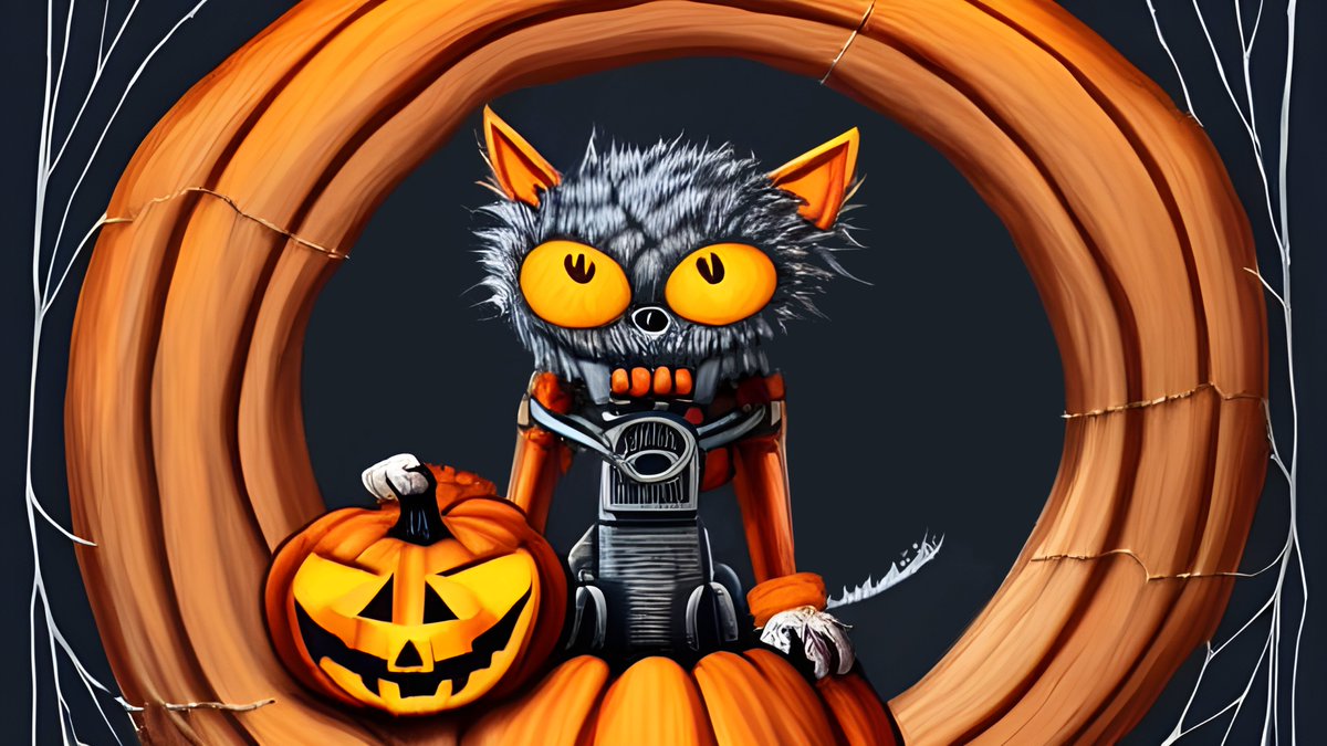 gokC_C's tweet photo. happy halloween
🎃🕸️🪦👻🧙‍♀️
guardian of the pumpkins &amp; pumpkin patterer 
 #AIart #aiartcommunity  #Halloween2022 https://t.co/u6GXi7ldbC