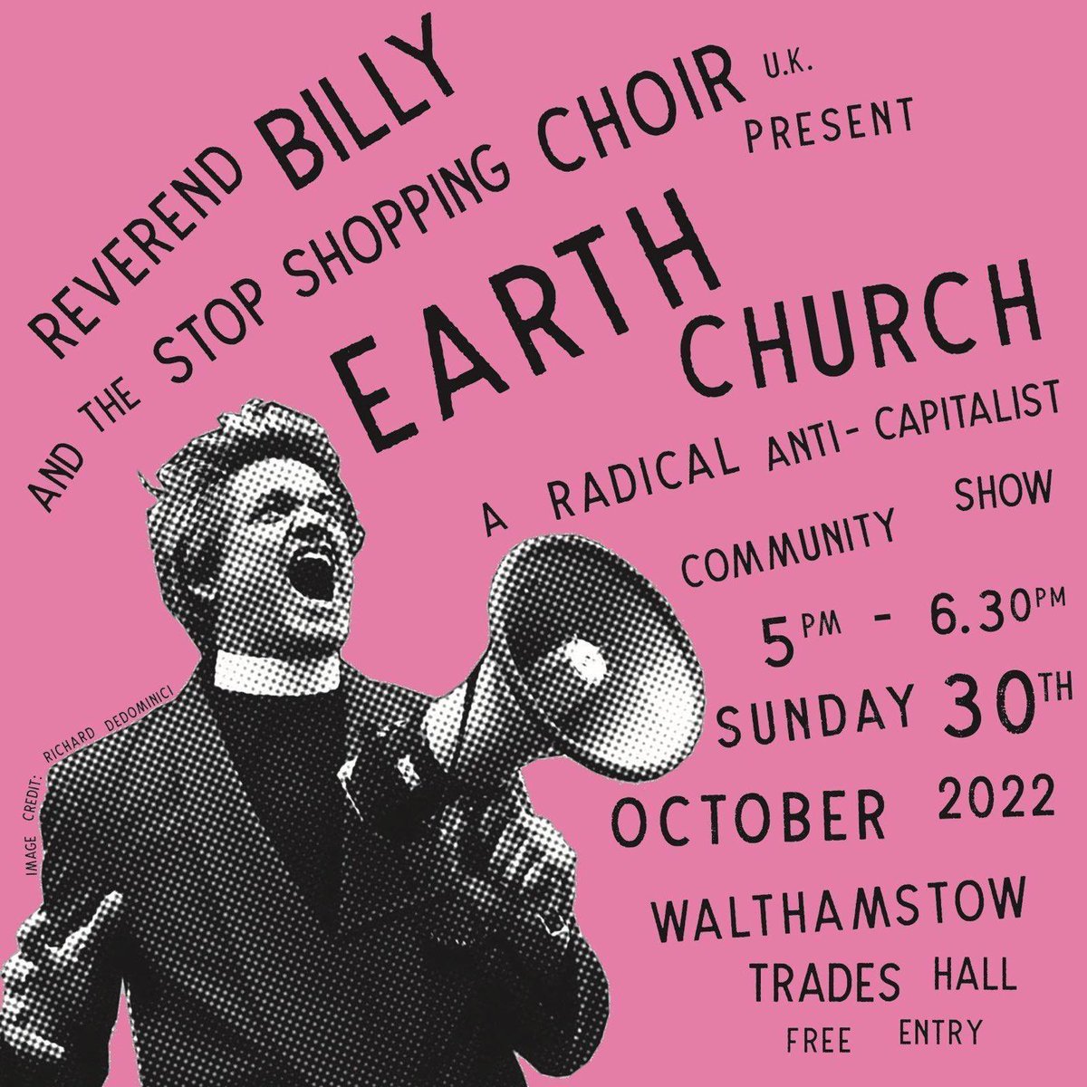DeDomenici's tweet photo. The @RevBillyTalen does a warm-up exorcise, in preparation for this afternoonโs gig with the @StopShopping_UK Choir at @StowTradesHall!
๐
https://t.co/vQ1maGeROi
๐๐ฃ
#StopshoppingChoir
#ReverendBilly
#EarthChurch
#EarthRiotUK
#InBedWithTheRev https://t.co/idL4ownP5z