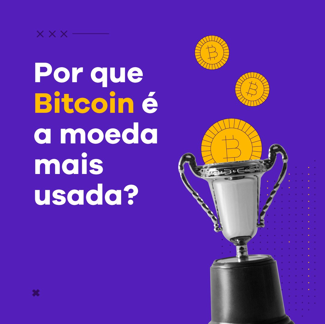 Por ser a primeira criptomoeda descentralizada do mundo, o #Bitcoin garante que qualquer transação seja feita de forma segura e anônima, além da facilidade para realizar pagamentos com taxas menores.

Assim, sendo a #criptomoeda mais usada! Você já usou o Bitcoin alguma vez? 💬