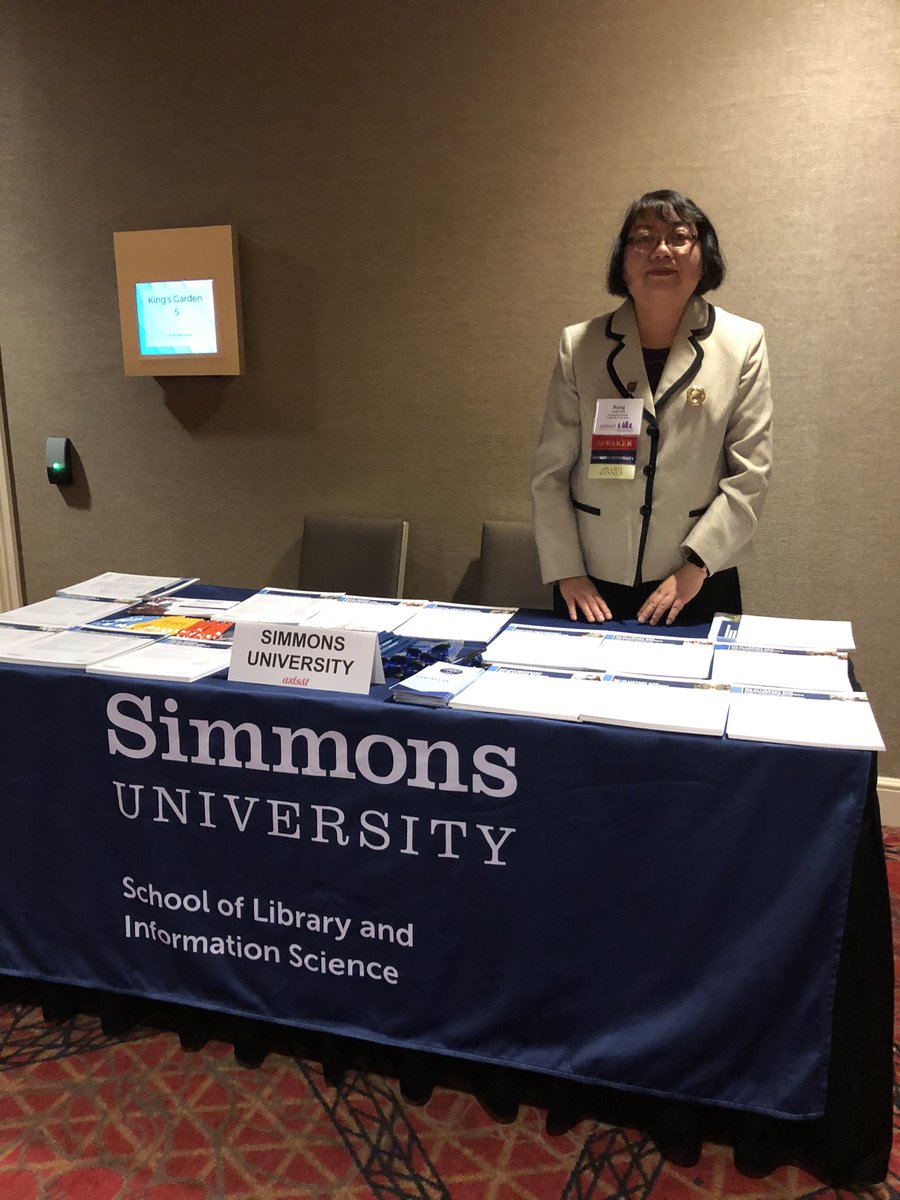 Rong Tang (@tangr) on Twitter photo I set up the <a href="/SimmonsSLIS/">SimmonsSLIS</a> at <a href="/asist_org/">ASIS&T</a> exhibit. Very proud to represent <a href="/SimmonsSLIS/">SimmonsSLIS</a> #ASIST2022 <a href="/SimmonsASIST/">ASIS&T Simmons</a> I set up the <a href="/SimmonsSLIS/">SimmonsSLIS</a> at <a href="/asist_org/">ASIS&T</a> exhibit. Very proud to represent <a href="/SimmonsSLIS/">SimmonsSLIS</a> #ASIST2022 <a href="/SimmonsASIST/">ASIS&T Simmons</a>