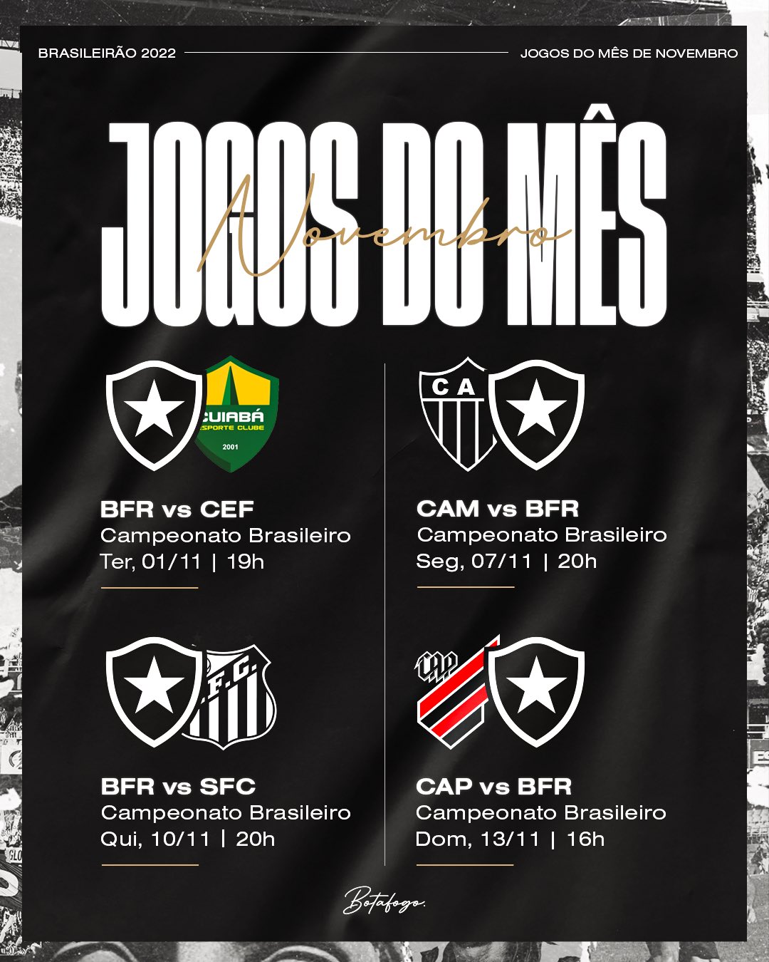 Botafogo F.R. on X: Jogos do Fogão em junho! 📆⚽️🔥 #VamosBOTAFOGO   / X