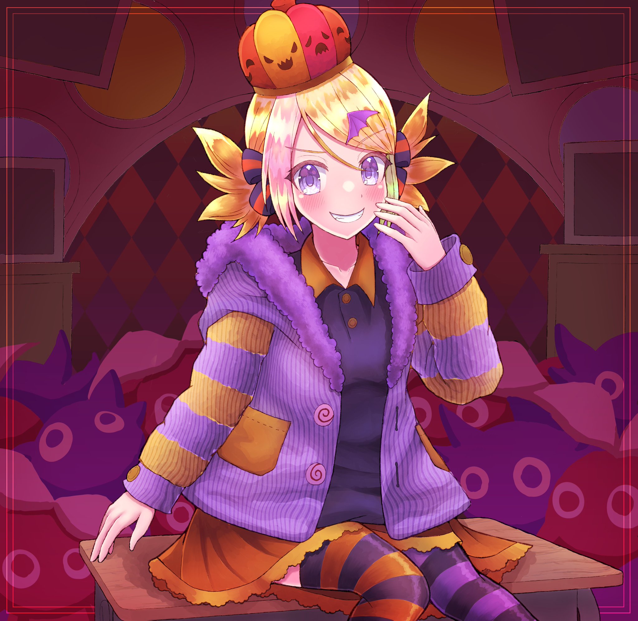 シーグラスアート『 Happy Halloween②』