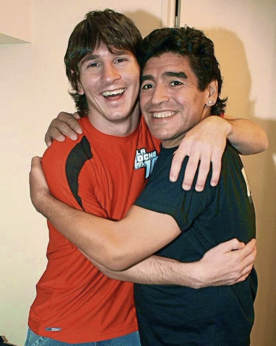 WeAreMessi's tweet photo. Happy birthday, Diego Maradona. https://t.co/VBmVSTTdr5