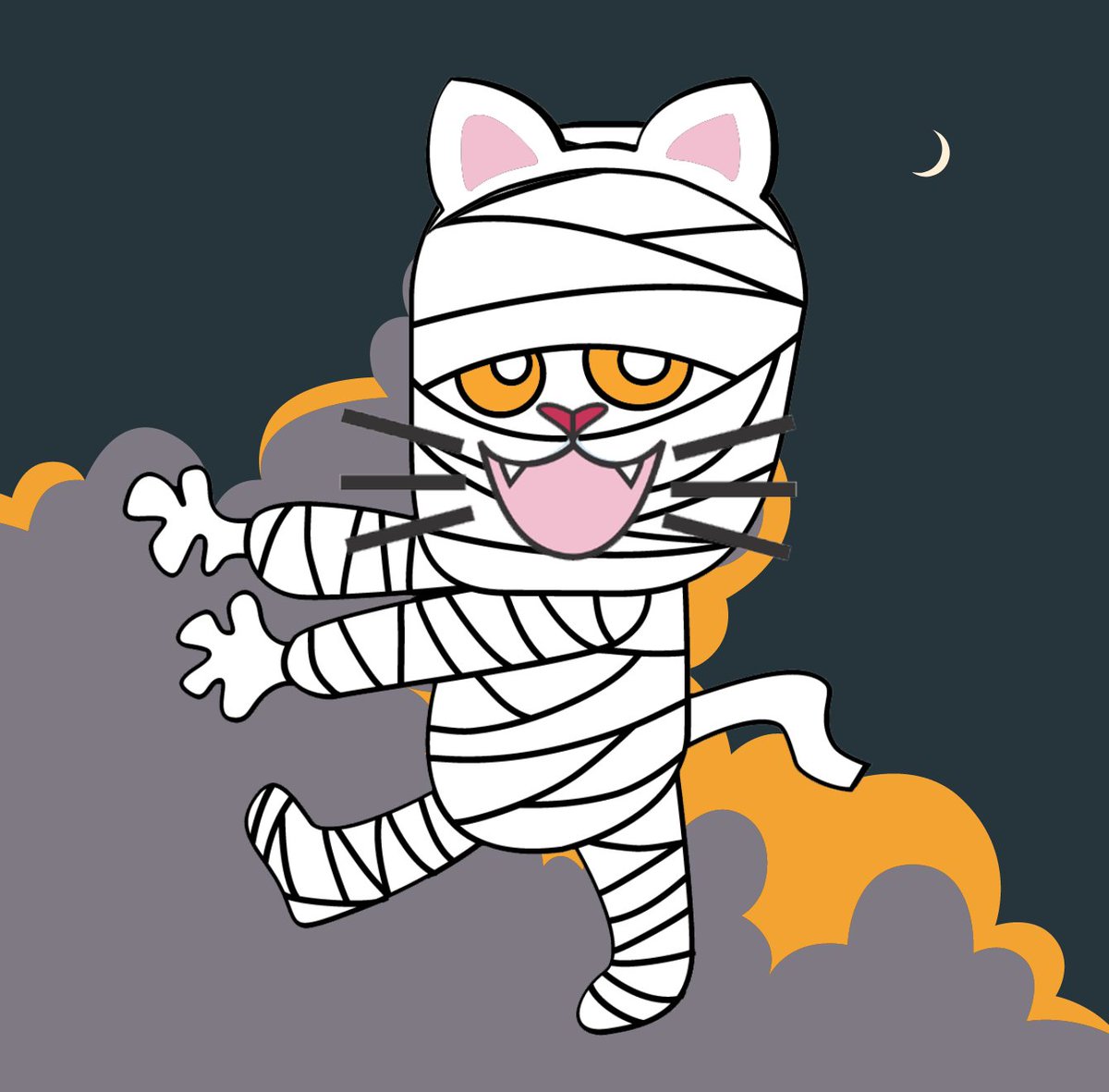 christacorn's tweet photo. #item30 #roguehunt Androids may dream of electric sheep, but what do creatures dream of? Show us what little monsters are dressing up as for Halloween. Inspired by @GishthisWay https://t.co/2gEJc0ZKuf