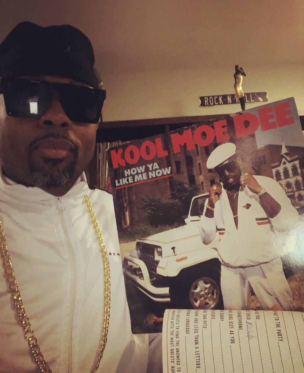 LawrenceTWillia's tweet photo. When I received the invitation to my cousin’s World of Rap themed Halloween Party, I had to go with Kool Moe Dee! #howyoulikemenow #igotowork #wildwildwest #theywantmoney https://t.co/xg7cR81cjr