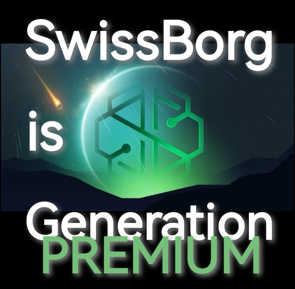 UniverseBorg's tweet image. 👍💚🎃 #GenerationPremium 👈🍀🎯💯
#weareswissborg
#NousSommesSwissBorg
#CHSB #swissborg
#SmartEngine #SmartSend
#TheFutureIsBright with @swissborg
#SwissBorgEarn
#Earnament
#EarnYourWay
#Thematics