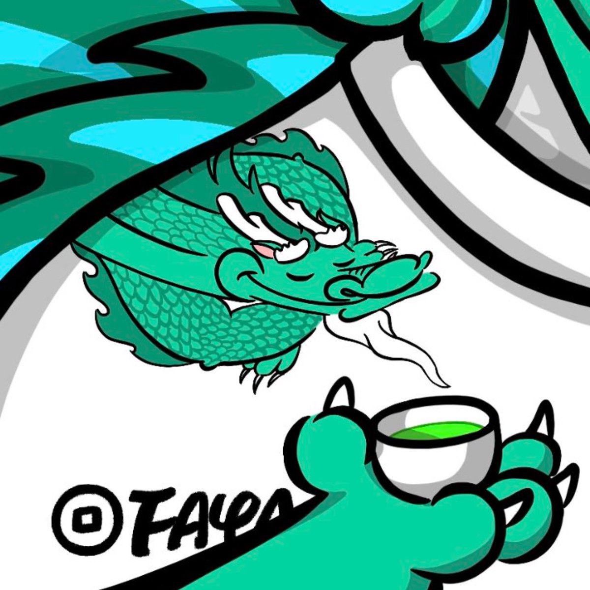fayabtc's tweet photo. 我龍🐉🐲的茶🍵🫖，就是大家的茶，云上随便喝！♥️🌈

@FayasDragonXita @fayaslabs 
#faya #fadt #fayasdragonxita https://t.co/rFGqvgqWGr