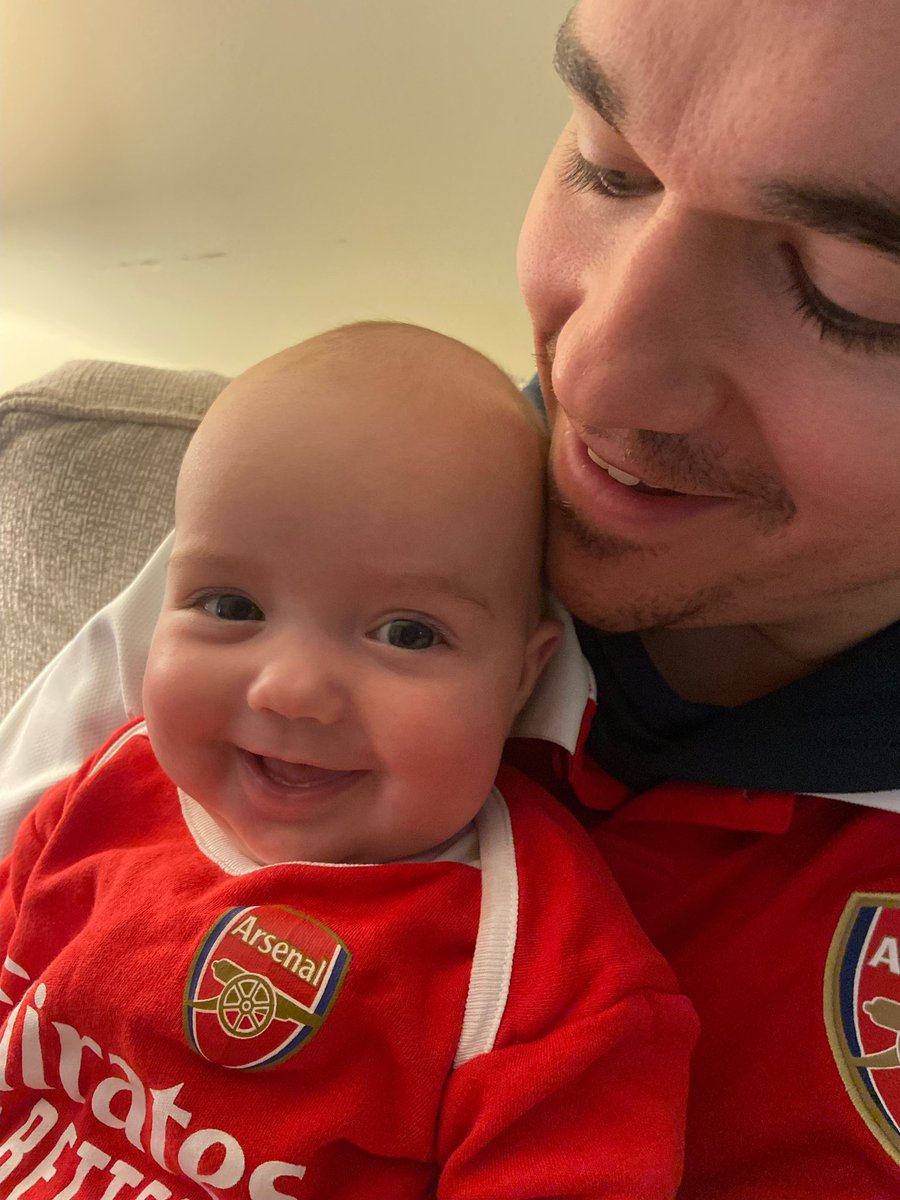 Starting her early! #MyPLMorning <a href="/NBCSportsSoccer/">NBC Sports Soccer</a> <a href="/NBCSports/">NBC Sports</a>
