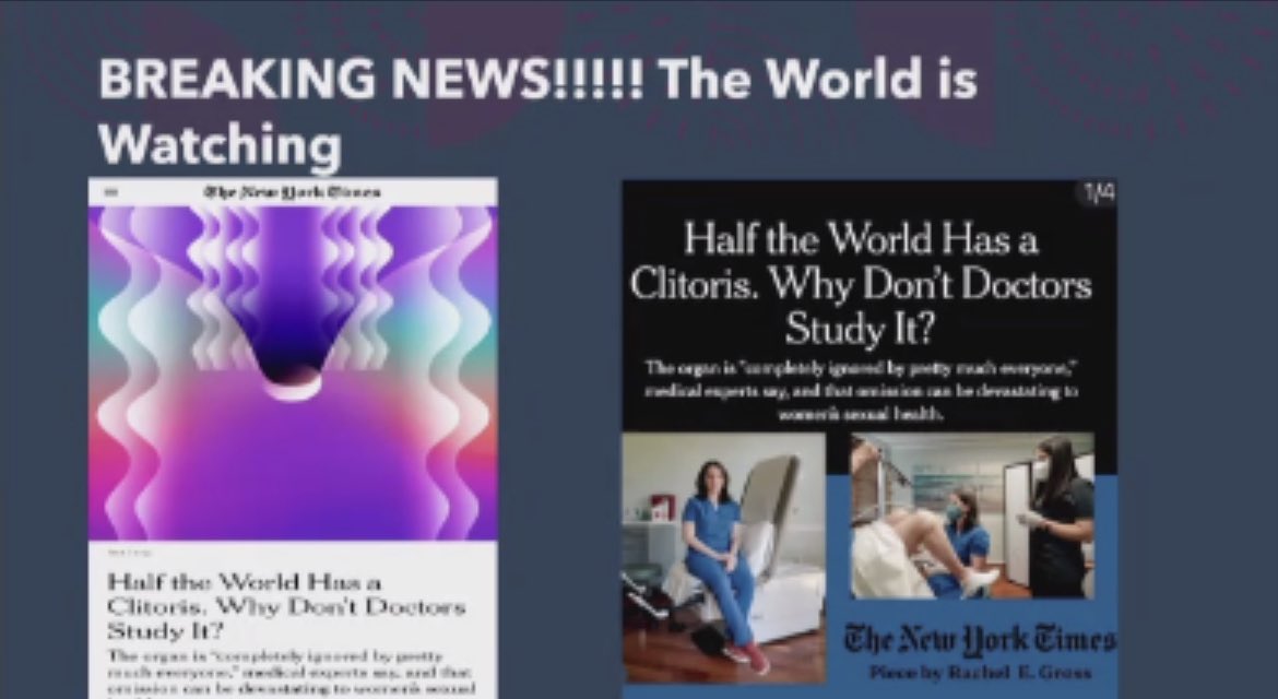 The world is watching what we are doing

We have to do better female sexual health research 

#sexmed22 #takehomemessage <a href="/SMSNA_ORG/">SMSNA</a> <a href="/drrachelrubin/">Rachel S. Rubin, MD</a> <a href="/ISSWSH/">ISSWSH</a>