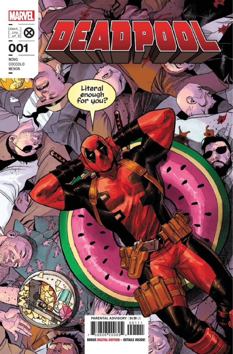 New #deadpool ongoing #1 from #alyssawong
#martincoccolo & #neerajmenon hits Wednesday!

#mercwithamouth #marvel #marvelcomics #DoctorOctopus #newcomicswednesday #comics #comicbooks